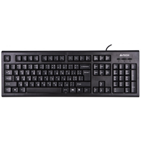 Клавіатура дротова A4tech KR-85 USB (Black)
