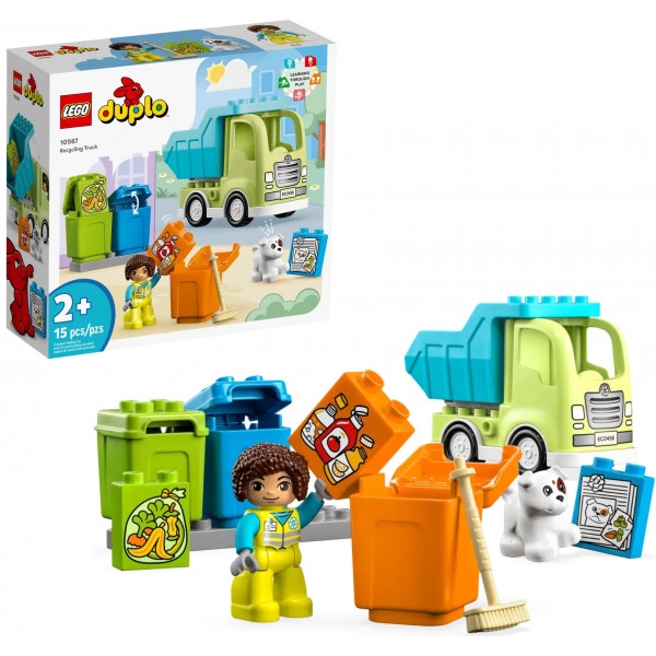 Конструктор LEGO DUPLO® Сміттєпереробна вантажівка (10987)