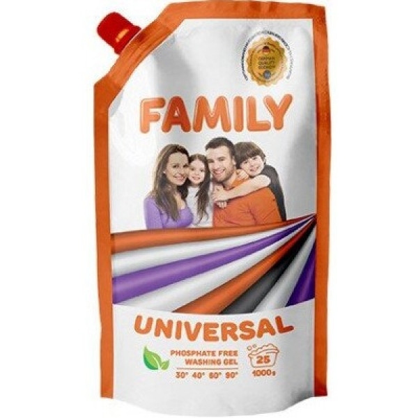 Гель для прання FAMILY Універсальний (DOYPACK) 1000г