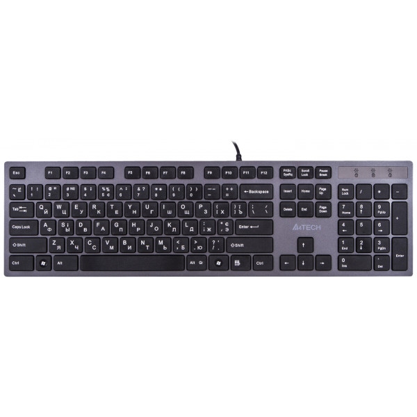 Клавіатура дротова A4tech KV-300 H USB (Grey+Black)