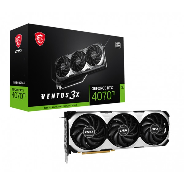 Відеокарта MSI Nvidia GeForce RTX 4070 Ti VENTUS 3X 12G OC