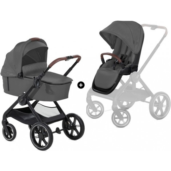 Коляска універсальна 2 в 1 HAUCK Walk N Care Air Dark Grey