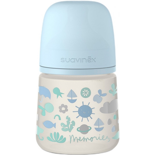 Пляшка для годування Suavinex Memories - історії малюків Blue (307048)