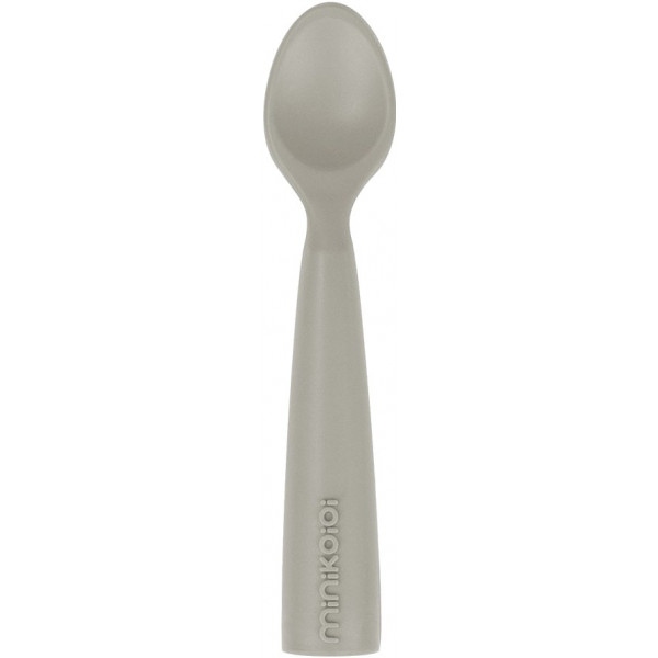 Ложка дитяча MinikOiOi силіконова Scooper Powder Grey (101140004)
