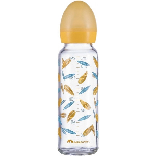 Пляшка для годування Bebe Confort 240ml S.1 з силіконовою пустушкою Little Buddies