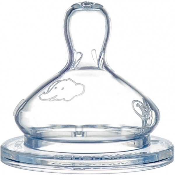 Великий потік соска дитяча силіконова Bebe Confort Emotion 2 шт. розмір S3