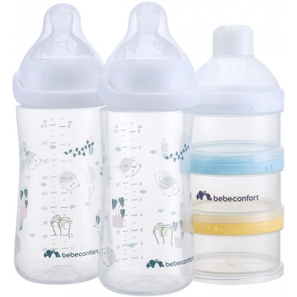 Пляшка для годування Bebe Confort Emotion Physio 270ml 2 шт Urban Garden