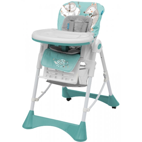 Стільчик для годування класичний Baby Design PEPE NEW 05 TURQUOISE