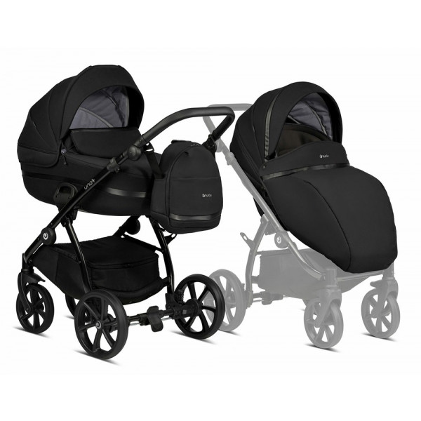 Коляска універсальна 2 в 1 Tutis Uno3 plus BLACK EDITION Charcoal