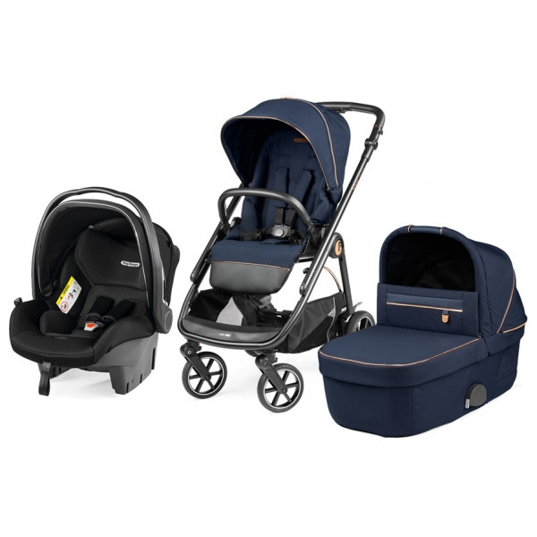 Коляска універсальна 3 в 1 Peg-Perego Veloce Blue Shine SL (PACK-VEL31SL000007)