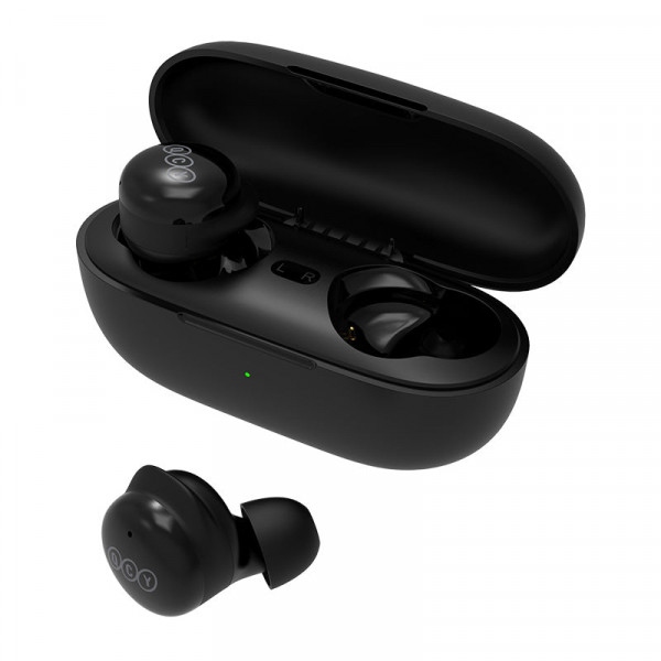 Навушники вкладиші бездротові TWS QCY T17 Black