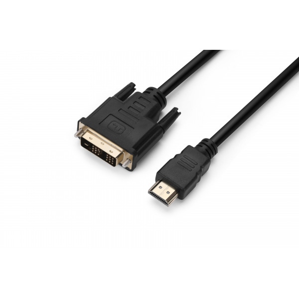 Кабель HDMI - DVI ProLogix Premium 18+1, V1.3 0.5 м (PR-HDMI-DVI-P-01-30-05m)