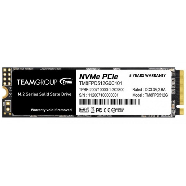 SSD-накопичувач внутрішній Team Team MP33 Pro 512GB M.2 2280 PCIe 3.0 x4 3D TLC (TM8FPD512G0C101)