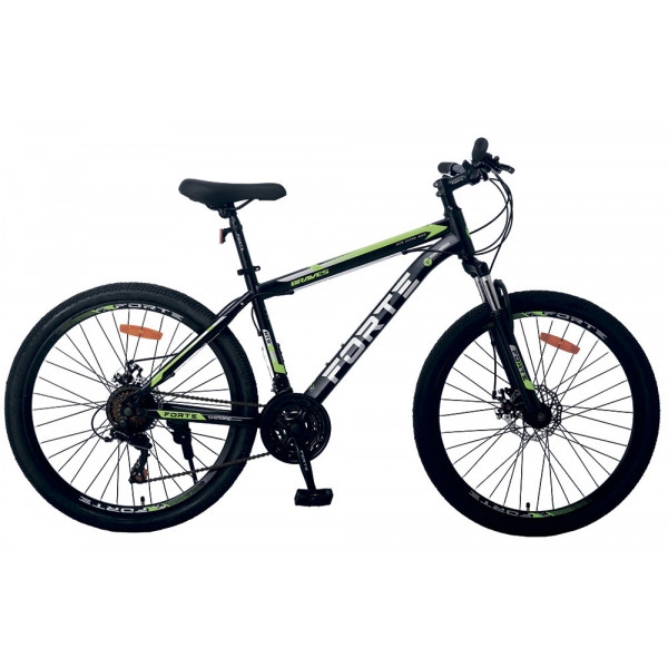 Двоколісний велосипед Forte BRAVES Black/Green (117826)