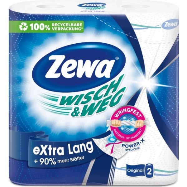 Рушники паперові Zewa Wisch Weg 2 рулона (7322540973174)