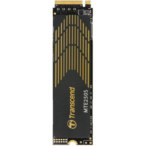 SSD-накопичувач внутрішній Transcend M.2 2TB PCIe 4.0 MTE250S+розсіювач тепла (TS2TMTE250S)