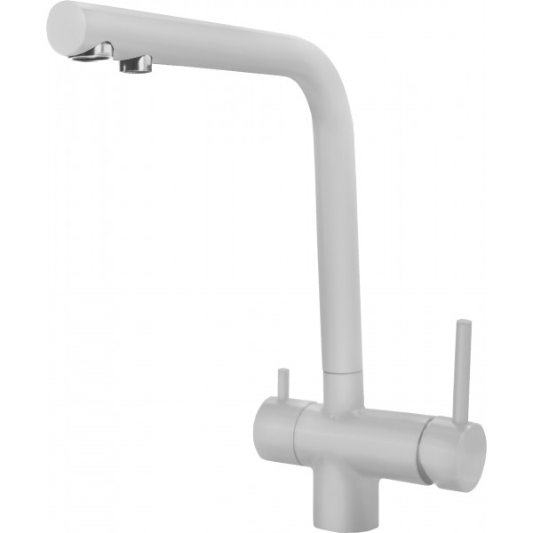 Кухонний змішувач Elleci T01 Bianco Titano 68