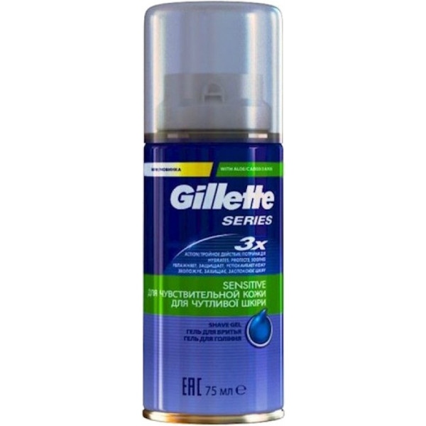 Гель для гоління Gillette Sens д/чутлива шкіра З Алое 75мл