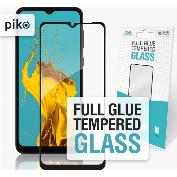 Захисне скло для смартфону Piko for Samsung Galaxy A03 Core SM-A032 Black Full Glue 0.3mm 2.5D (1283126519130)