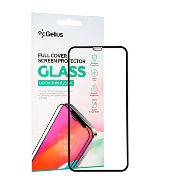 Захисне скло для смартфону Gelius Full Cover Ultra-Thin 0.25mm for iPhone XR Black (91053)