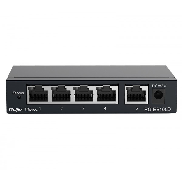 Коммутатор локальної мережі (Switch) Ruijie Reyee RG-ES105D