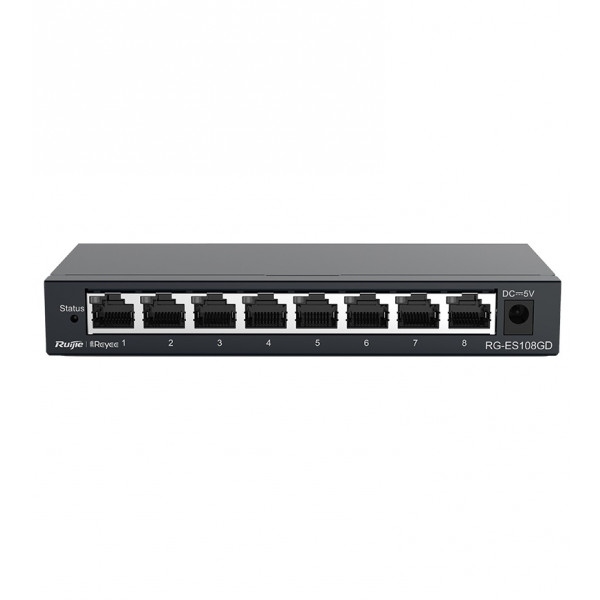 Коммутатор локальної мережі (Switch) Ruijie Reyee RG-ES108GD