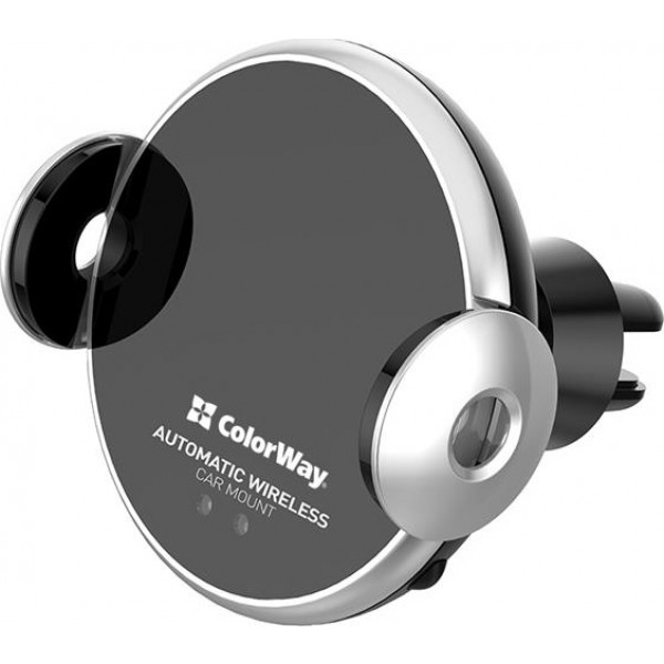 Автомобільний зарядний пристрій Colorway AutoSense Car Wireless Charger 2 15W Black (CW-CHAW036Q-BK)