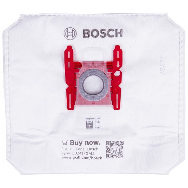 Набір мішків одноразовий для пилососів Bosch BBZ41FGALL, 4 шт