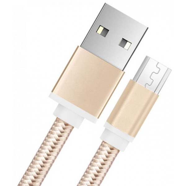 Кабель XOKO SC-100m Nylon Gold Micro USB 1.5m (SC-100m-GD)
