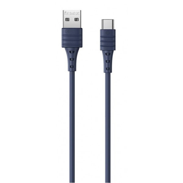 Кабель синхронізації даних Remax RC-068a Zeron 5A USB-USB Type-C 1m Blue (6954851224310)