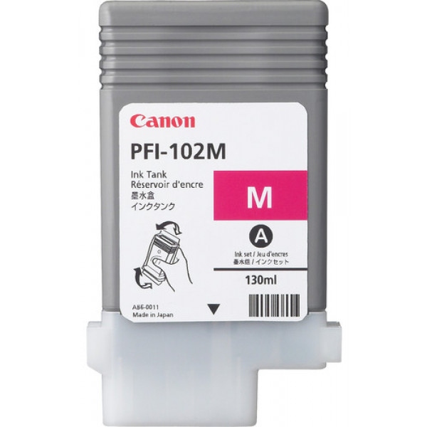 Картридж для струменевих принтерів/БФП Canon PFI-102M Magenta iPF500/600/700 (0897B001)