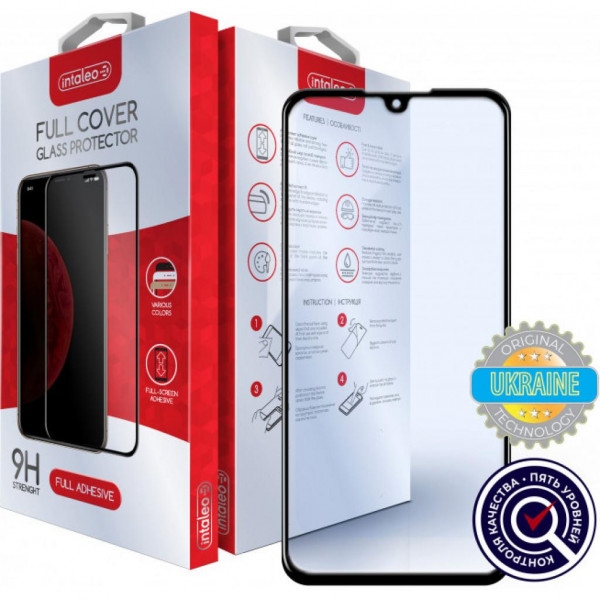 Захисне скло для смартфону Intaleo Samsung Galaxy A41 SM-A415 Full Glue Black (1283126498596)