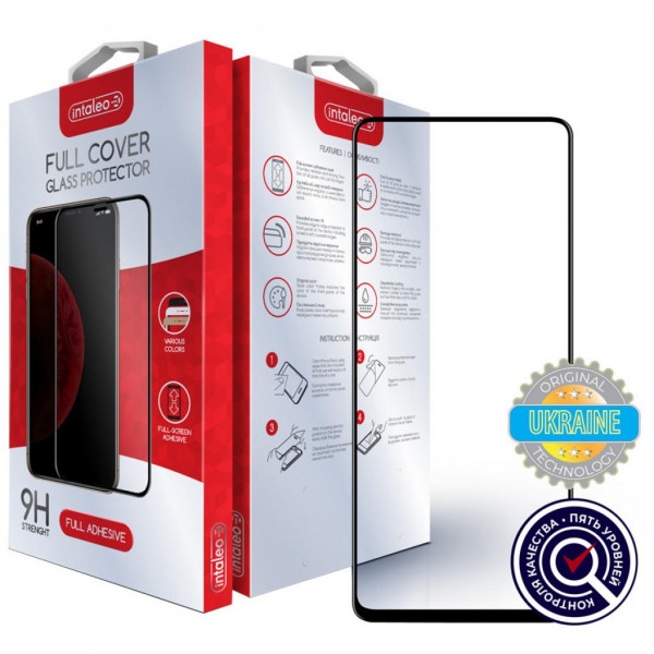 Захисне скло для смартфону Intaleo for Poco X3 Full Glue Black (1283126509483)