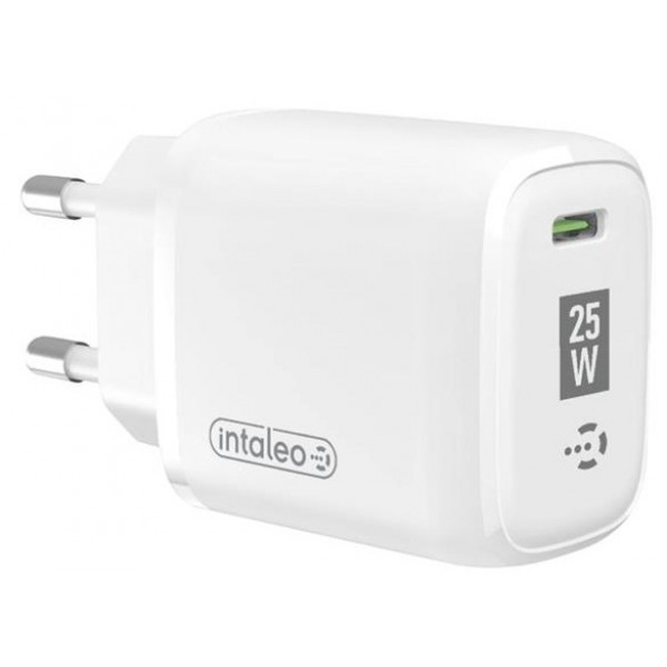 Мережевий зарядний пристрій Intaleo TCGQPD125 (1USBx3A) White (1283126538827)
