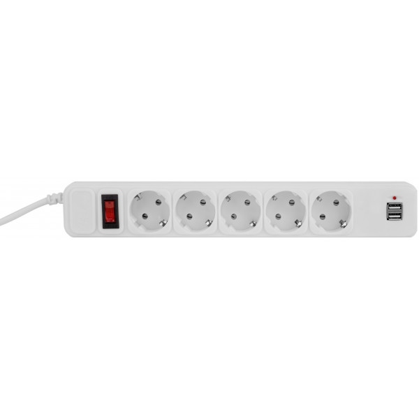 Мережевий фільтр ProLogix 5р 3m (PRS-075P5CUSB-30W)