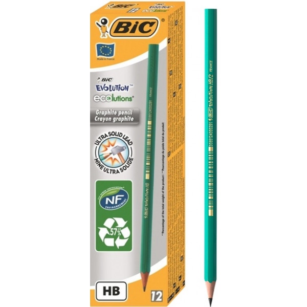 Набір олівців BIC Evolution ЧГ 650 НВ УП12 (3270220004608)