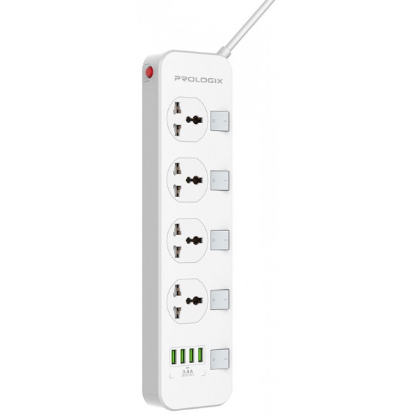 Мережевий фільтр ProLogix Premium 4р 2m (PR-SC4408W)