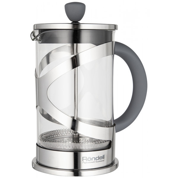 Френч-прес Rondell RDS-839 Crystal Grey 0.8 л