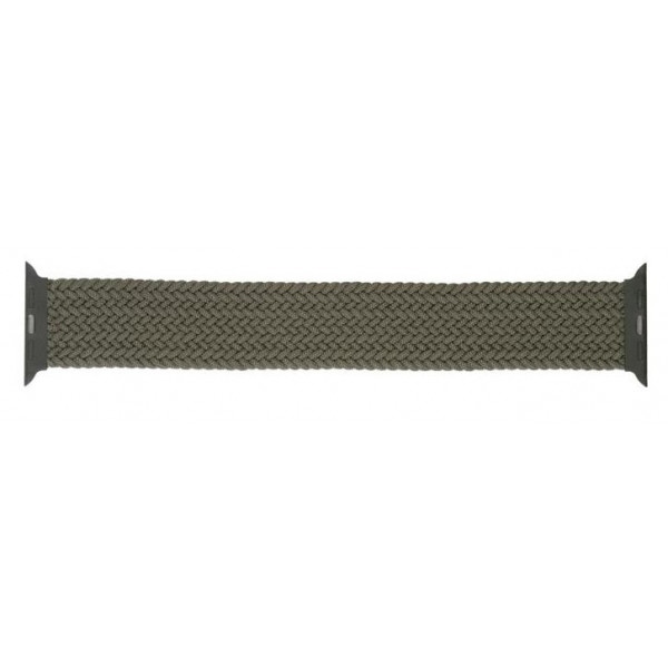 Ремінець для смарт-годинника Armorstandart Braided Solo Loop for Apple Watch 42mm/44mm/45mm/49mm Inverness Green Size 6 (ARM58075)