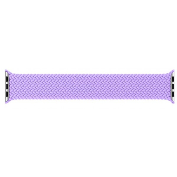 Ремінець для смарт-годинника Armorstandart Braided Solo Loop for Apple Watch 42mm/44mm/45mm/49mm Lavender Grey Size 8 (ARM64911)