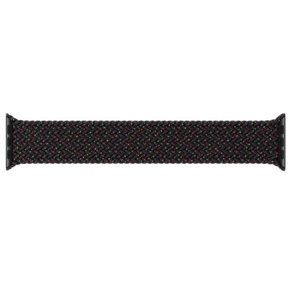 Ремінець для смарт-годинника Armorstandart Braided Solo Loop for Apple Watch 38mm/40mm/41mm Black Unity Size 2 (ARM64894)