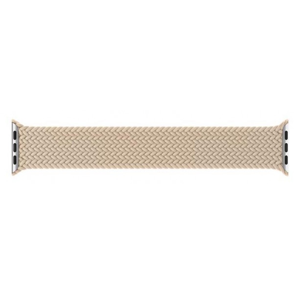Ремінець для смарт-годинника Armorstandart Braided Solo Loop for Apple Watch 42mm/44mm/45mm/49mm Beige Size 10 (ARM64903)