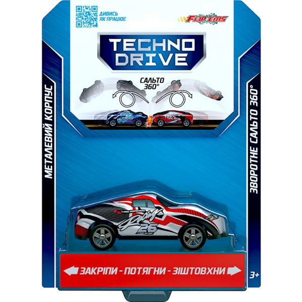 Автотранспорт TechnoDrive КРУТИЙ ПЕРЕВОРОТ (асорт.) (1312)