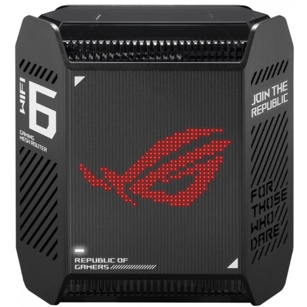 Маршрутизатор інтернет WiFi6 Asus ROG Rapture GT6 Black (1-pack)