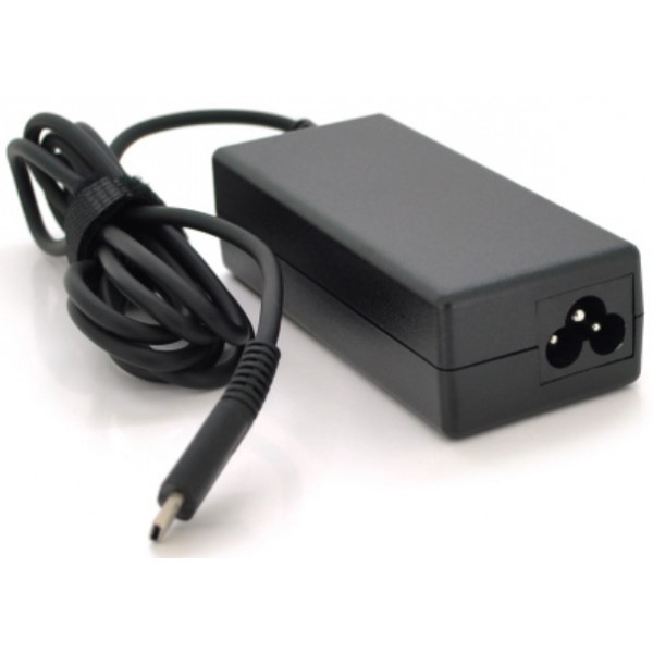 Зарядний пристрій для ноутбука Merlion HP 65W USB Type-C + каб.живл. (LHP65/Type-C/28343)