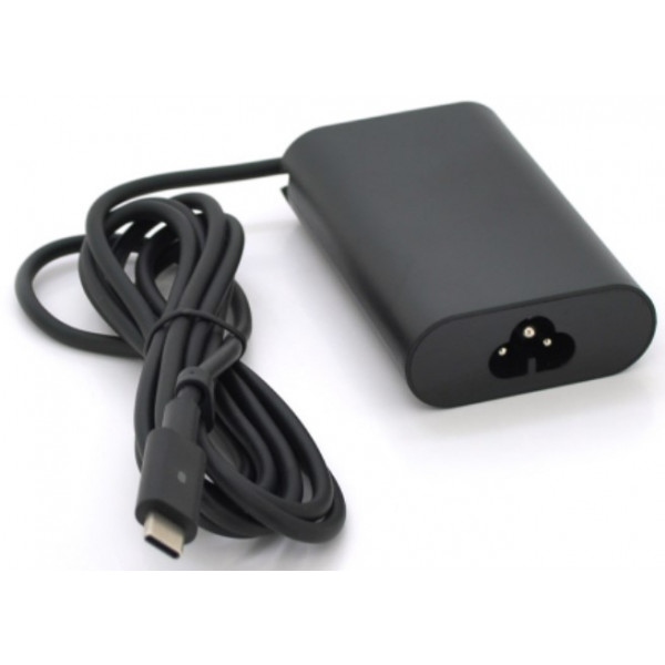 Зарядний пристрій для ноутбука Merlion Dell 45W USB Type-C + каб.живл. (LDL45/Type-C/28341)