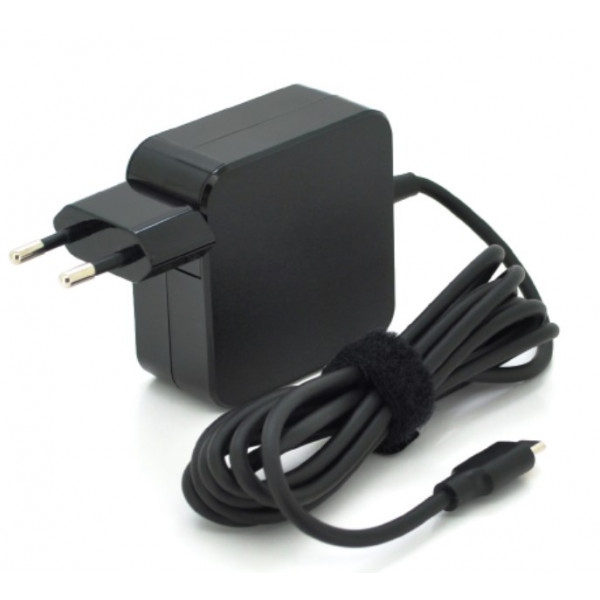 Зарядний пристрій для ноутбука Merlion Asus 65W USB Type-C + каб.живл. (LAS65/Type-C/28337)