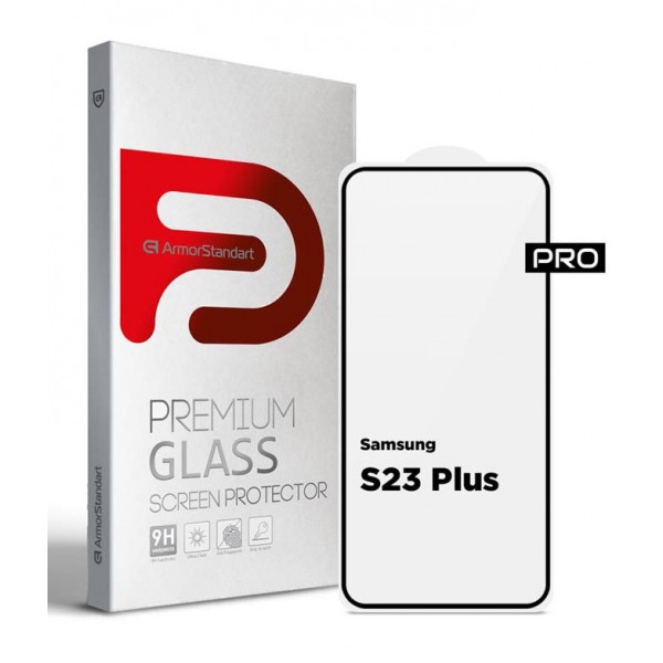 Захисне скло для смартфону Armorstandart Pro for Samsung Galaxy S23+ SM-S916 Black (ARM65472)