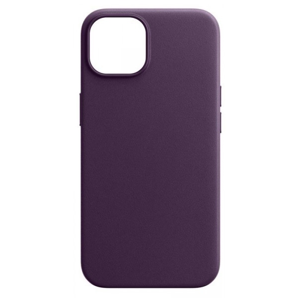 Чохол для смартфону Armorstandart Fake Leather for Apple iPhone 14 Dark Cherry (ARM64392)