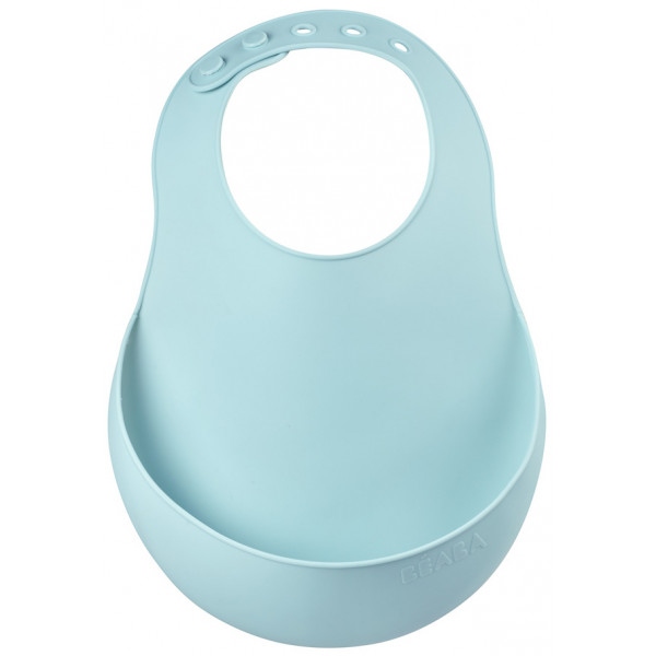 Нагрудник силіконовий Beaba Blue (913489)
